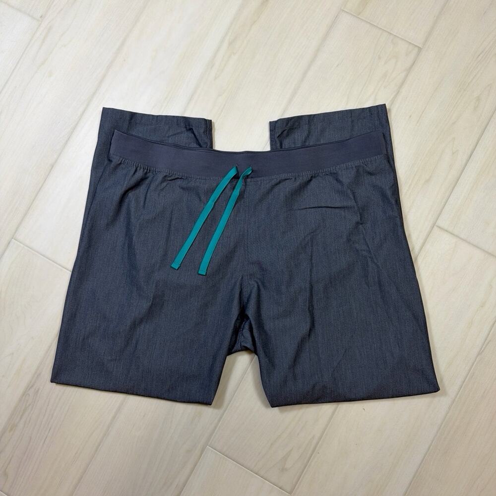 FIGS Livingston Basic Straight Leg Scrub Pants Graphite Gray Size XXL